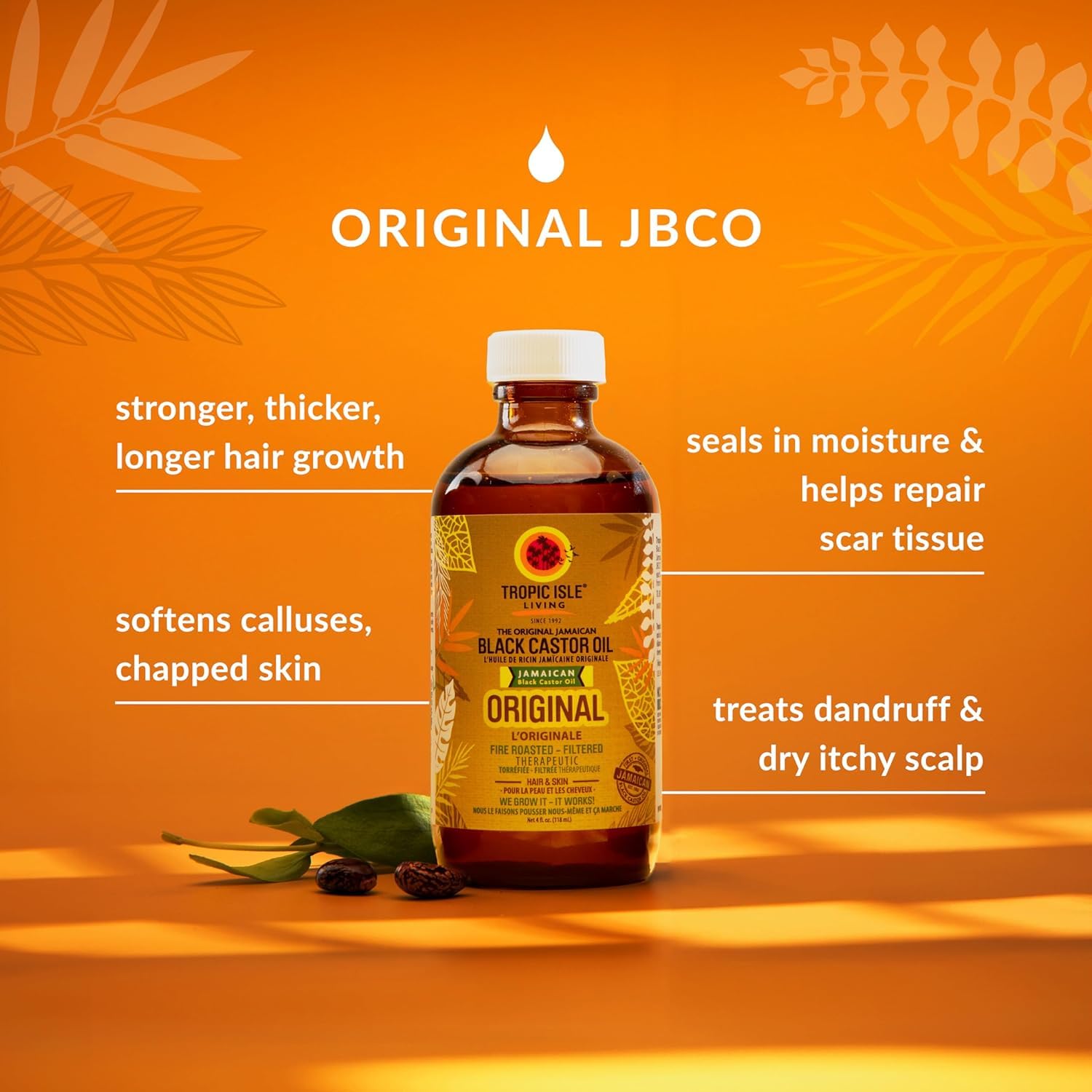 Tropic Isle Living Jamaican Black Castor Oil (1, 4 oz)