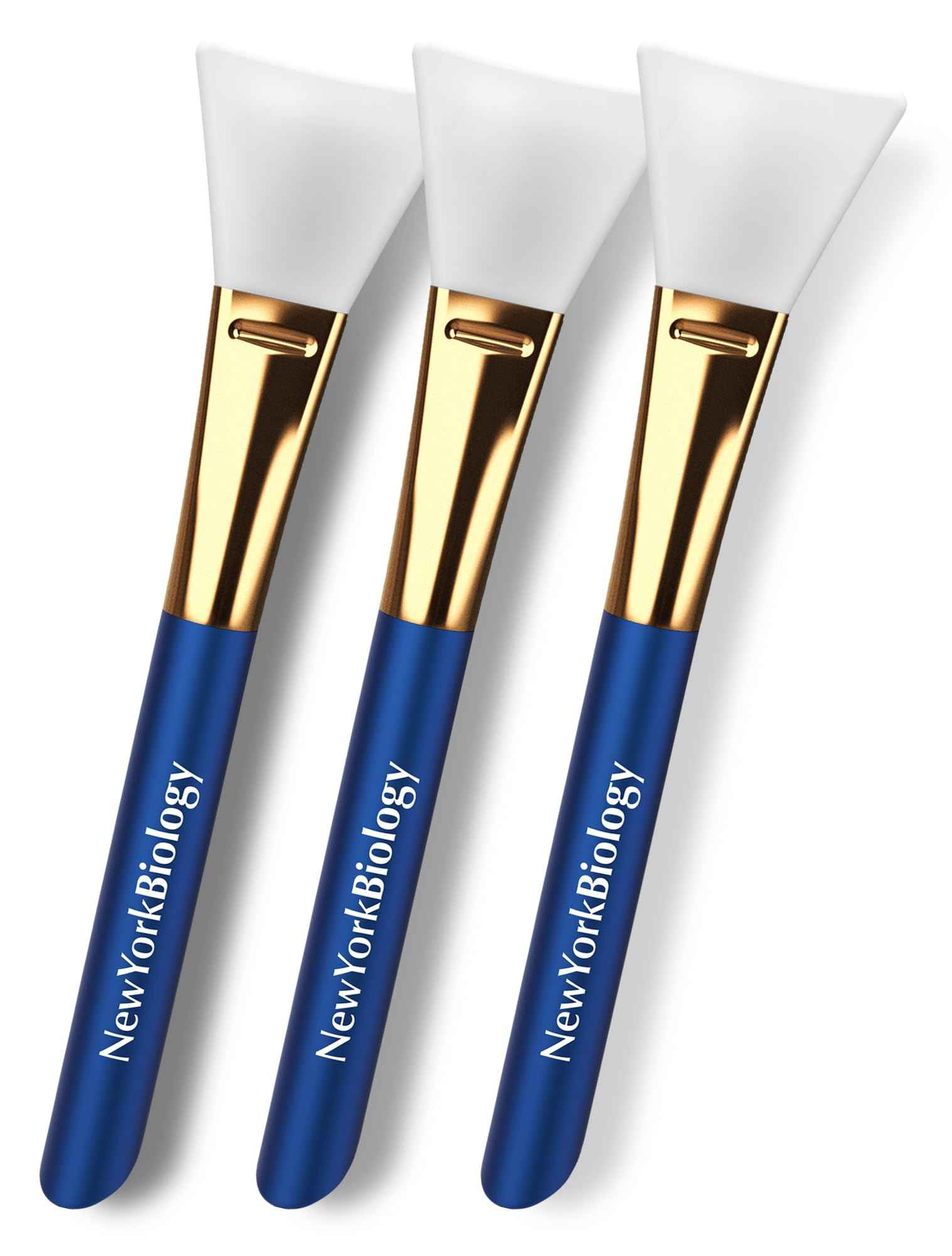 New York Biology Dead Sea Mud Mask for Face and Body 8.8oz with 3 pcs Face Mask Brush Applicators - Spa Quality Pore Reducer for Acne, Blackheads and Oily Skin - Silicone Face Brushes for Mud Masks