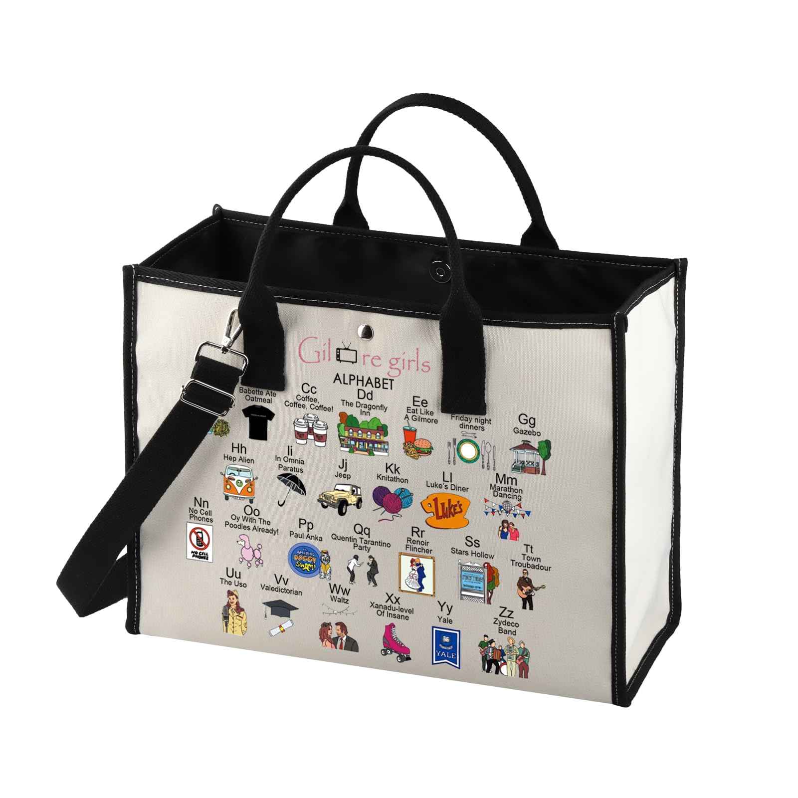 MNIGIU Tv Show Lover Gift Tv Show Gift T-v S-how Fan G-ift T-v S-how Tote Bag for Women (G-moreTB)