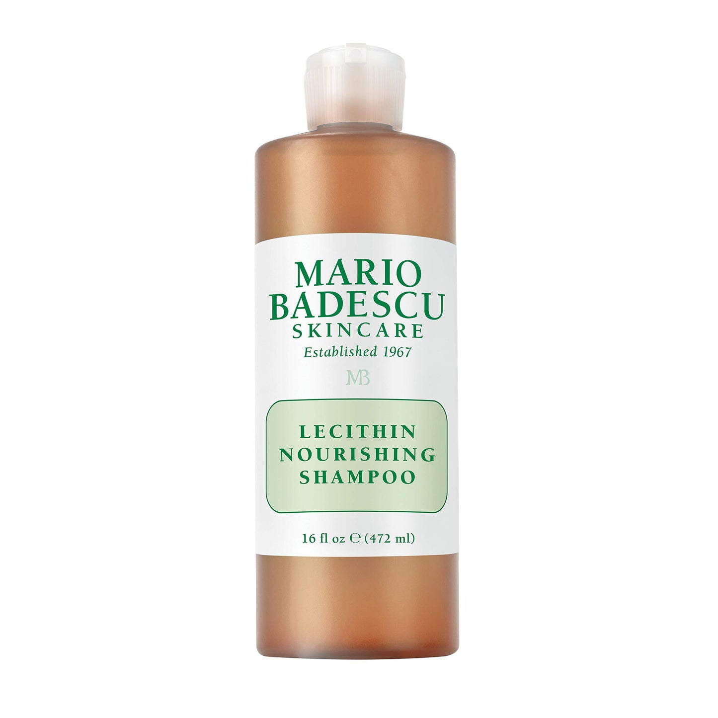 Mario Badescu Lecithin Nourishing Shampoo | Hydrating and Moisturizing Shampoo for Men & Women with Jojoba Oil & Lecithin | Helps Restore Dry, Damaged & Color-treated Hair | 16 Fl Oz