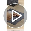 MOONQUEEN Ultra Soft Washcloths Set 24 Pack 12x12 Grey