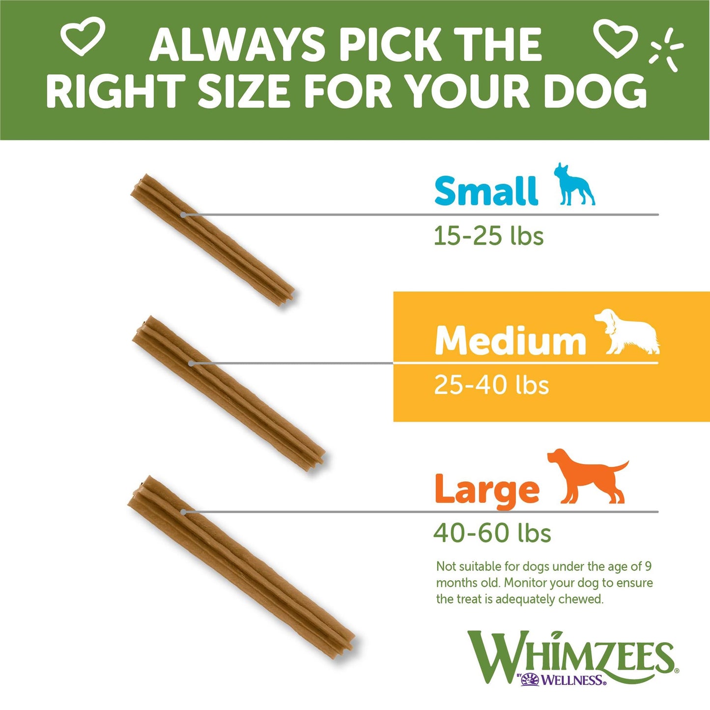 WHIMZEES by Wellness Variety Box: All Natural Dental Chews for Dogs (Medium), 28 Count - Dog Treats, Freshens Breath, Gluten & Grain-Free (Packaging May Vary)