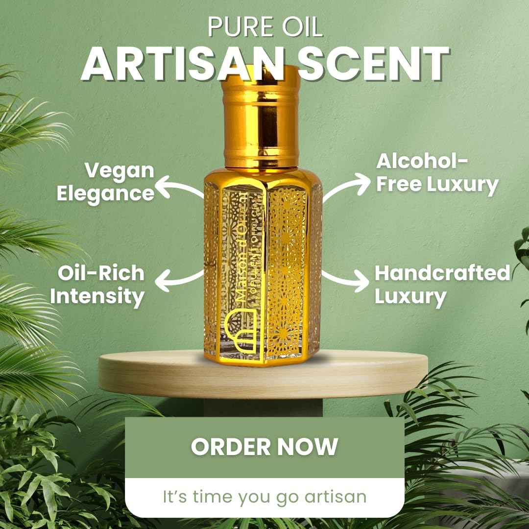 The Bosphorus 12 mL Perfume Oil for Women and Men in Traditional Attar Style Cologne. Great Gift Party Favor and Body Oil – Alcohol Free, Long Lasting Oil, Compliment Magnet