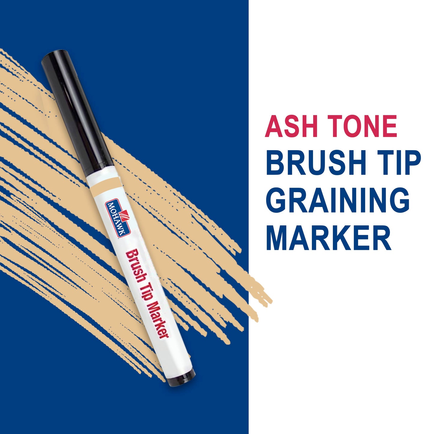 Mohawk Brush Tip Graining Marker - Ash Tone M265-2012