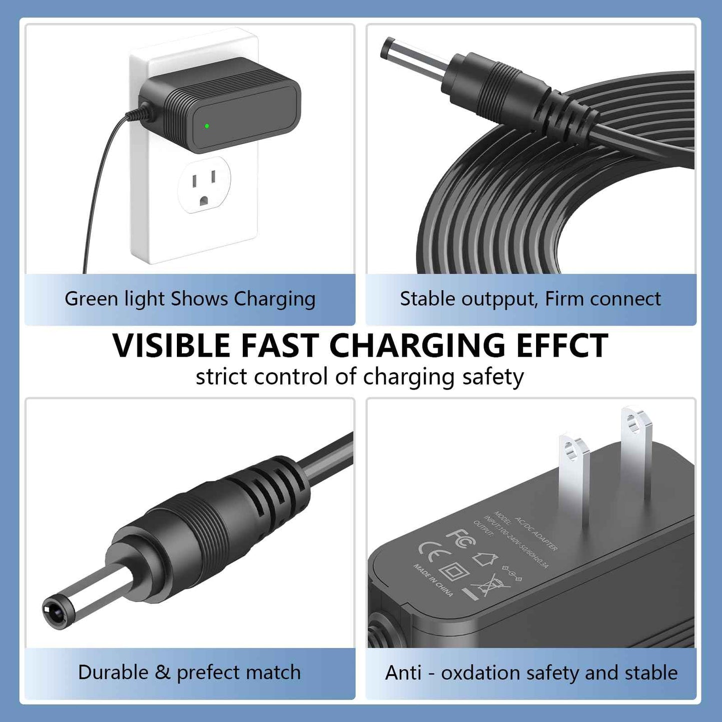 Charger for Remington PG525 PG6025 MB2500 PG6135 PG6060 All-in-One Trimmer Replacement for Remington PG606 PG6015 PG6135 Clippers AC Adapter Power Cord