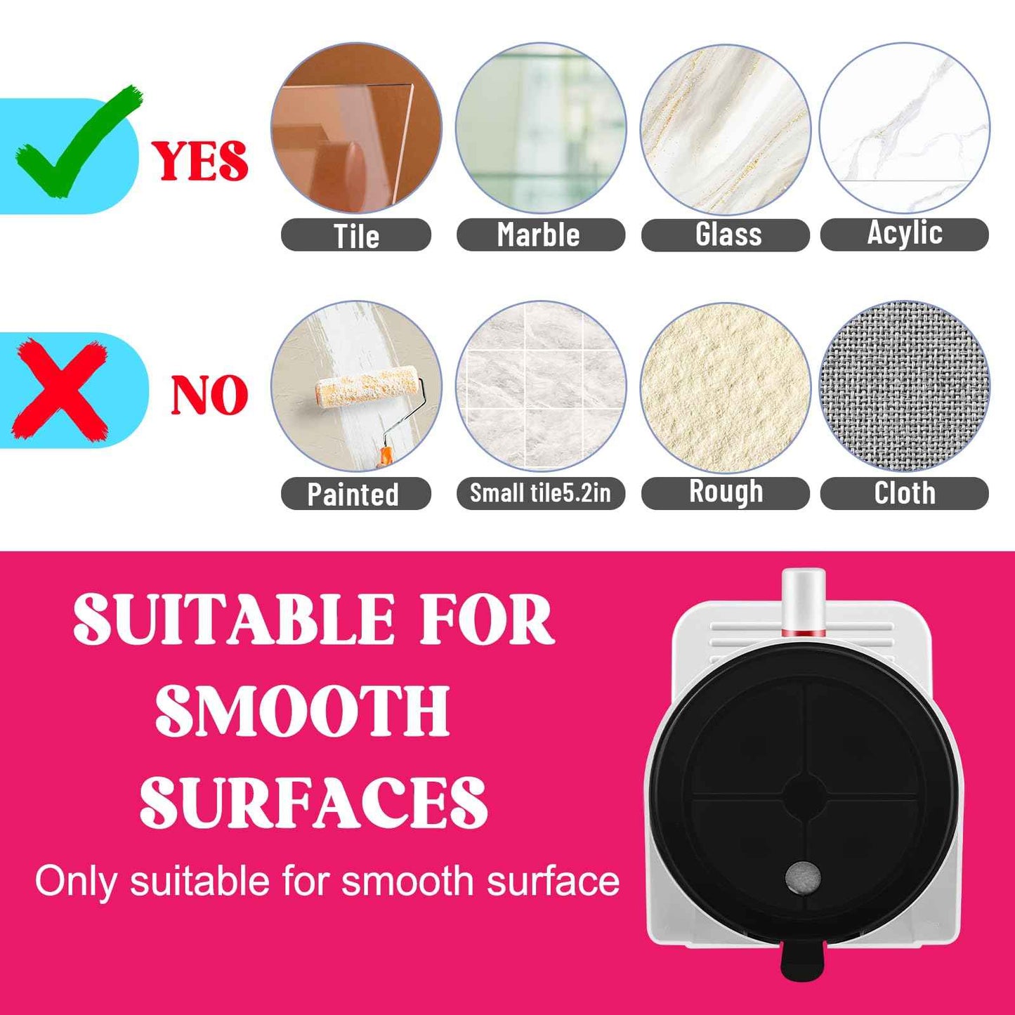 Foot Rest for Shower to Shave Legs, Foldable Shaving Step for Inside Shower, Suction Cup Shower Foot Rest