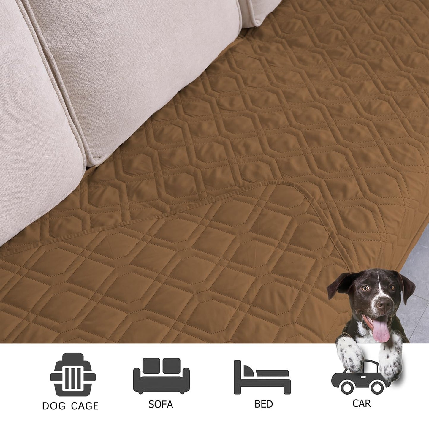 Ameritex Waterproof Dog Bed Cover Pet Blanket for Furniture Bed Couch Sofa Reversible