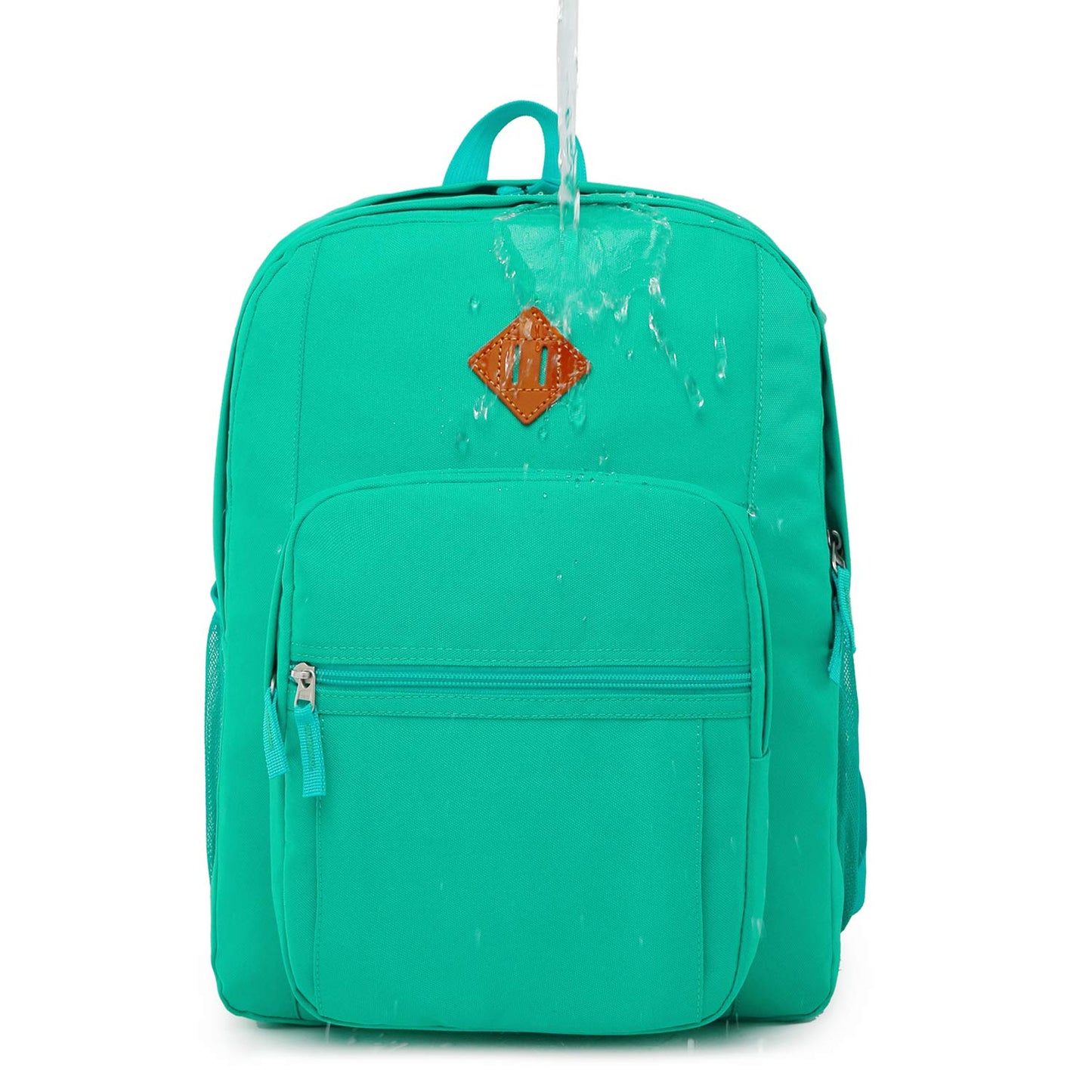 abshoo Classical Basic Womens Travel Backpack For College Men Water Resistant Bookbag (Teal)