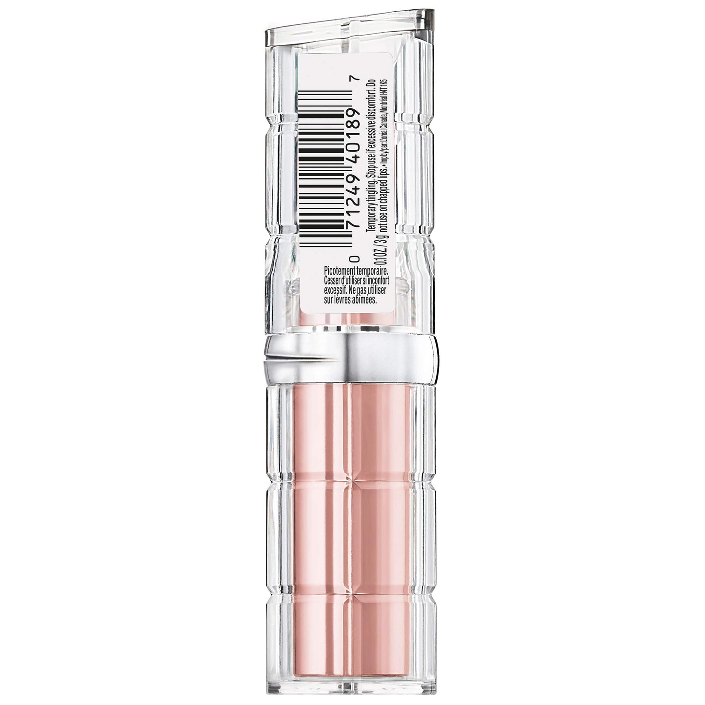 L'Oreal Paris Makeup Colour Riche Plump and Shine Lipstick, for Glossy, Radiant, Visibly Fuller Lips with an All-Day Moisturized Feel, Coconut Plump, 0.1 oz.