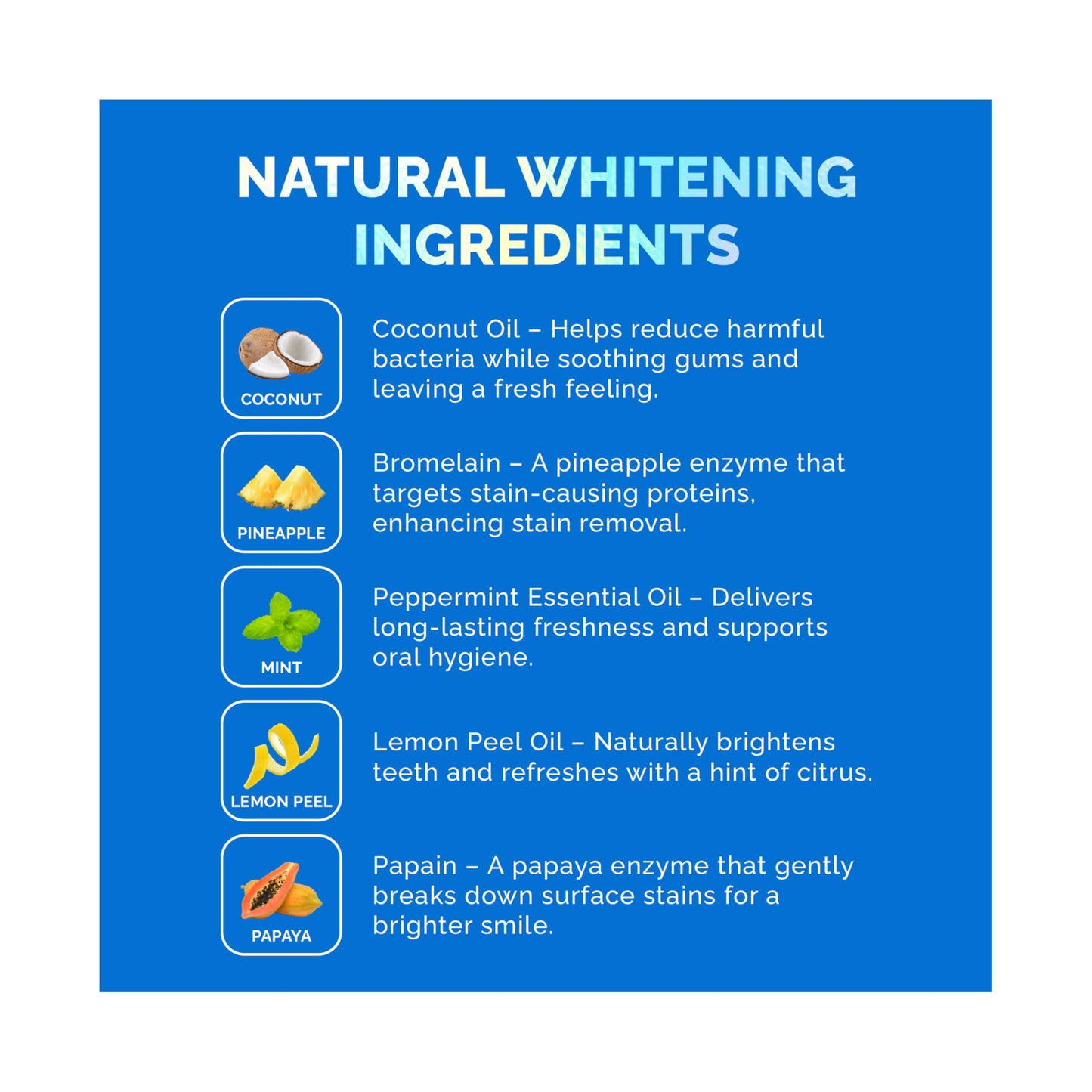 Whitening Strips for Sensitive Teeth 28 Treatments, Coconut – Enamel Safe, Peroxide-Free Coconut Teeth Whitening Strips with Natural Enzymes – Gentle White Stips for Sensitive Gums & Daily Oral Care