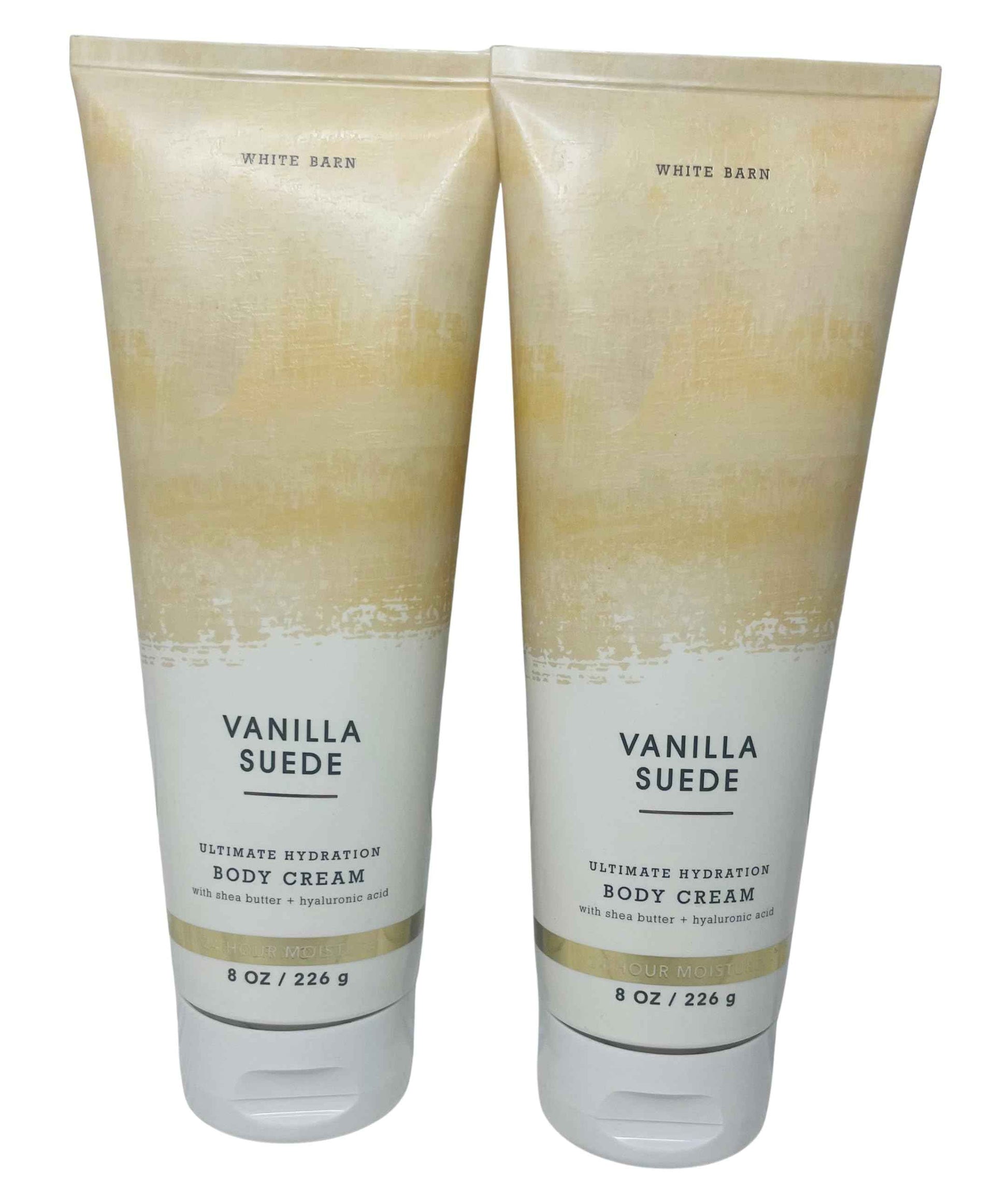 Bath & Body Works Vanilla Suede Ultimate Hydration Body Cream 8 Ounces Pack of 2