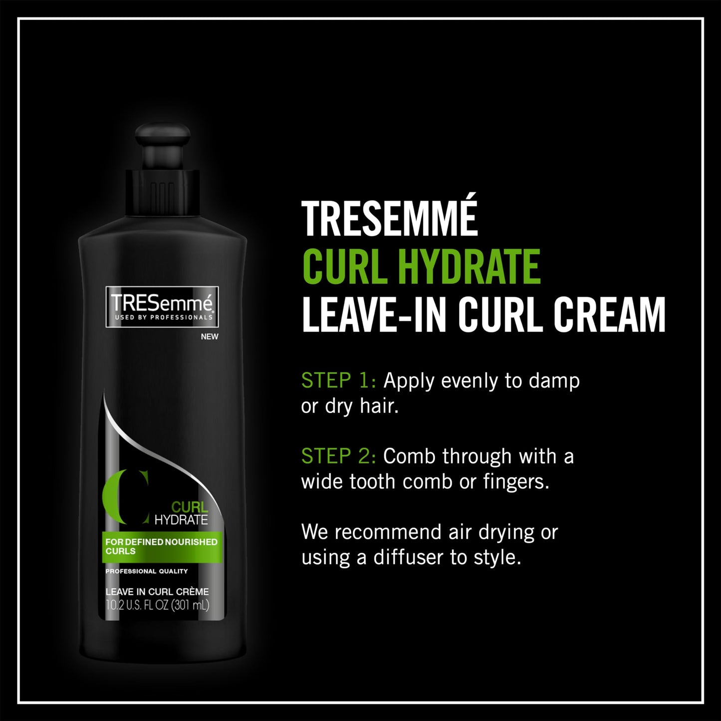 TRESemme Flawless Curls Combing Cream - Nourishing Curl Cream for Wavy Hair, Curly Hair Care with Coconut & Avocado Oil for Hair, Anti-Frizz Hair Styling Products, Scented, 10.2 Oz (Pack of 3)