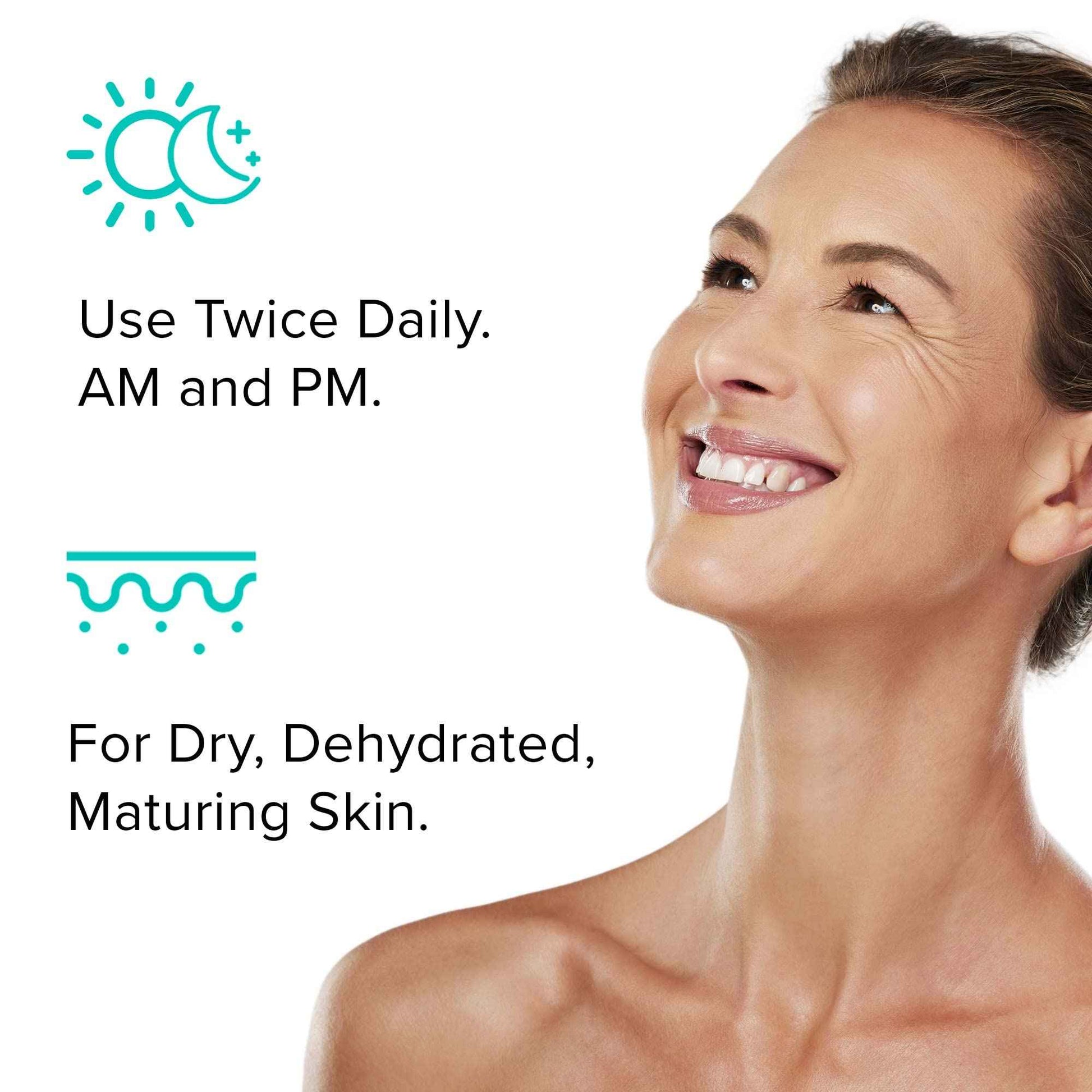 ClarityRx Glimmer of Hope Shimmering Restorative Face Oil, Natural Plant-Based Moisturizing Facial Treatment with Coconut, Rose & Jojoba for Dry & Aging Skin (1 fl oz)