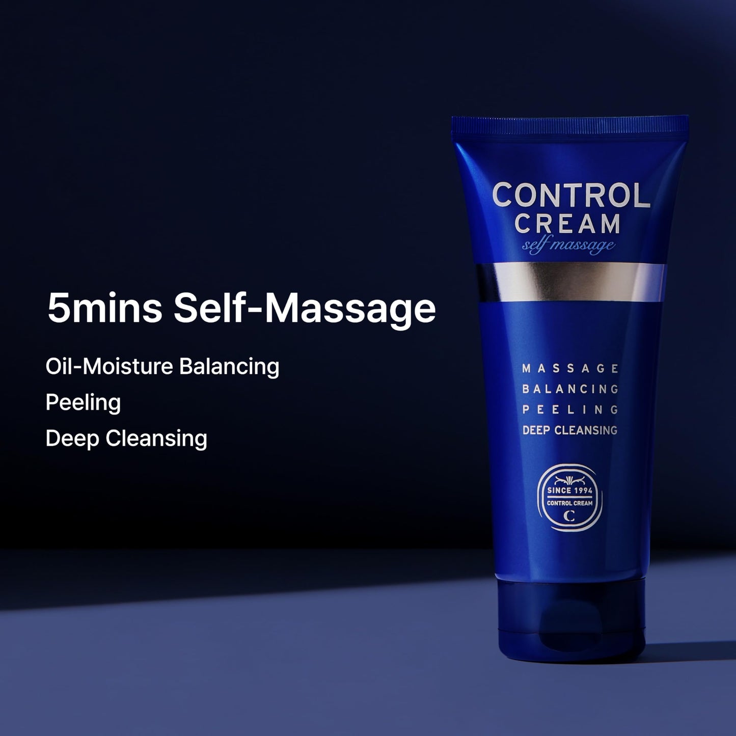 CHARMZONE Control Cream | Korean Face & Body Massage Cream for Gentle Exfoliation, Sebum & Pore Care, Deep Hydration, Smooth Radiant Skin, Professional K-Beauty Self-Massage | 5.07 oz