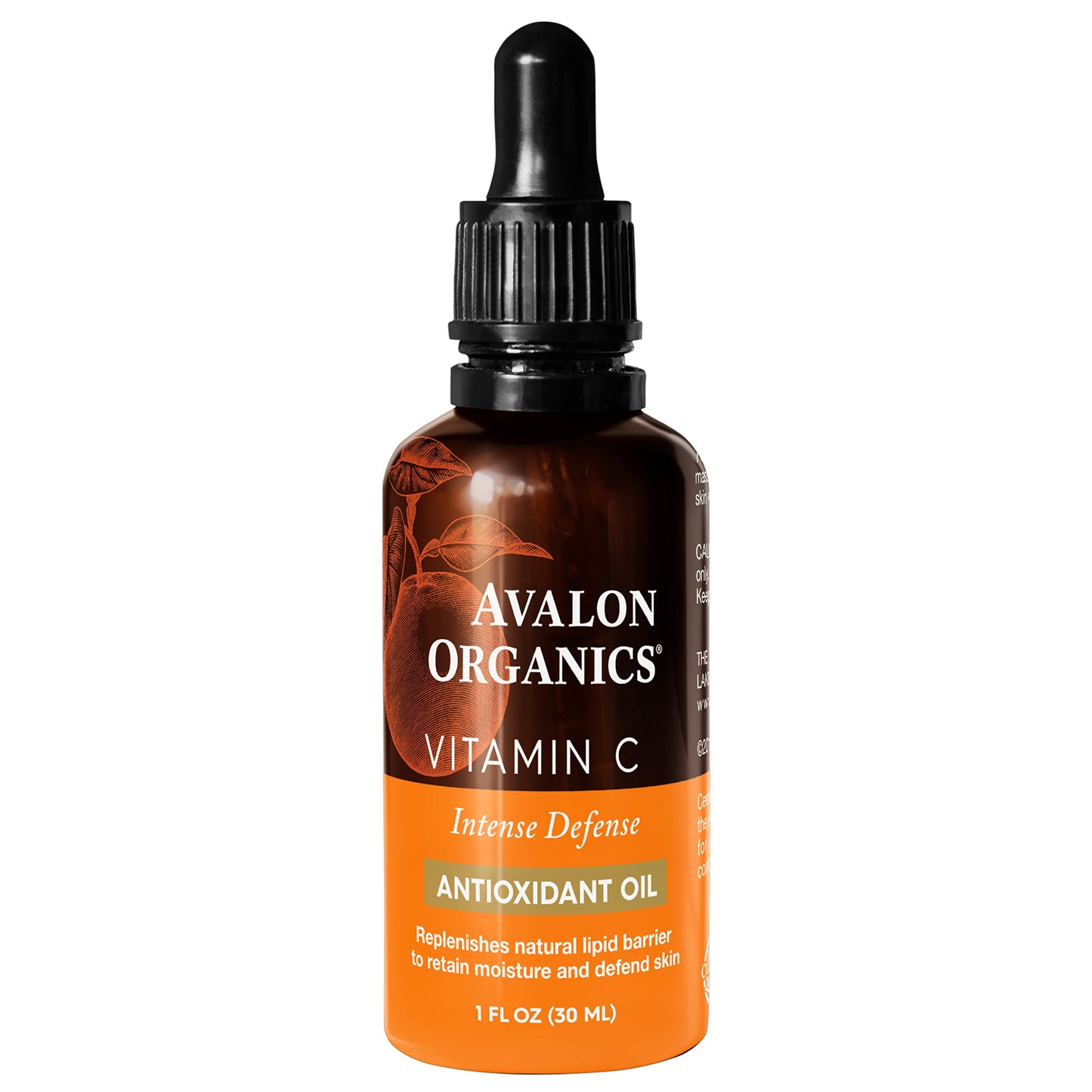 Avalon Organics Vitamin C Oil , Anti-Aging Serum with Essential Fatty Acids, Vitamin E, Hydrating & Brightening Serum, Helps Reduce Lines & Wrinkles