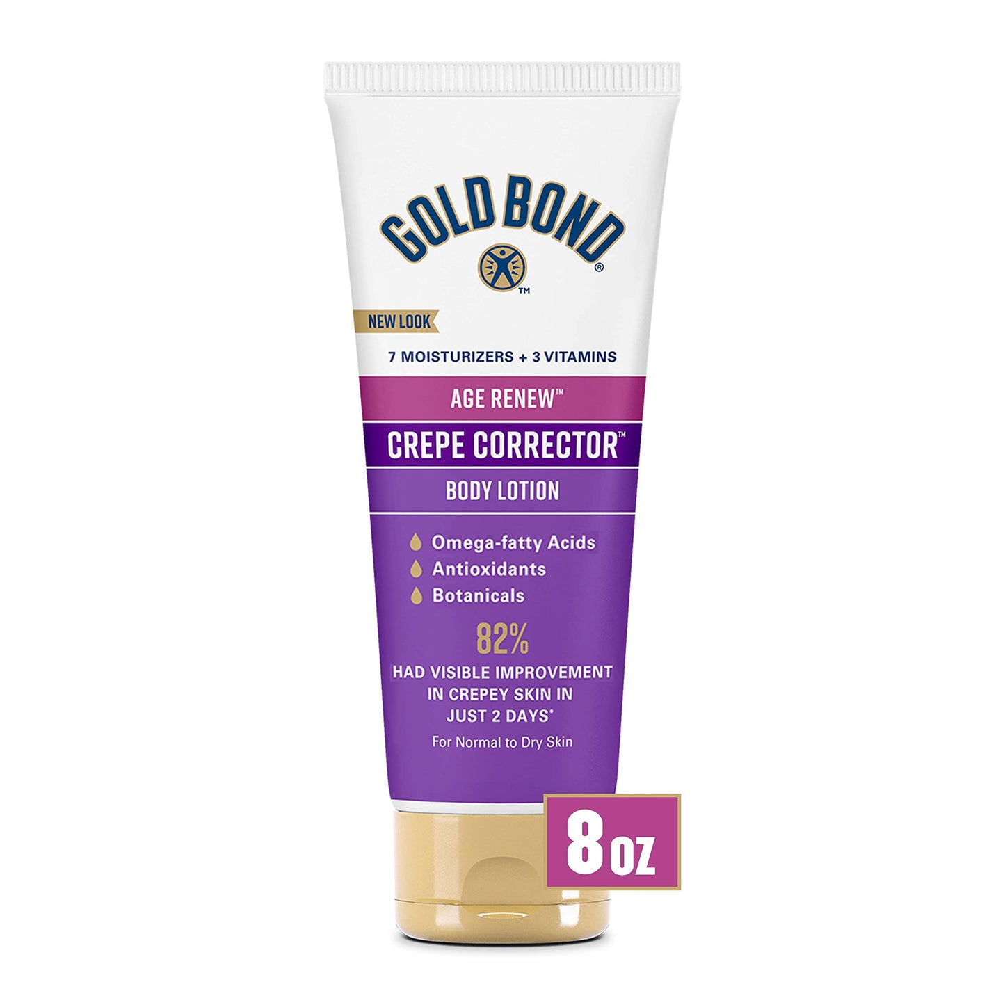 Gold Bond Age Renew Neck & Chest Firming Age Renew Cream, 2 oz. & Age Renew Retinol Overnight Body & Face Lotion, with Retinol & Peptide Complex, 7 oz. & Age Renew Crepe Corrector Body Lotion, 8 oz.