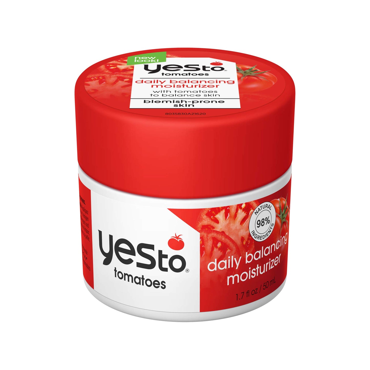 Yes To Tomatoes Daily Balancing Moisturizer, Blemish-Fighting & Enlightening Moisturizer, Natural Vegan & Cruelty Free, 1.7 Fl Oz