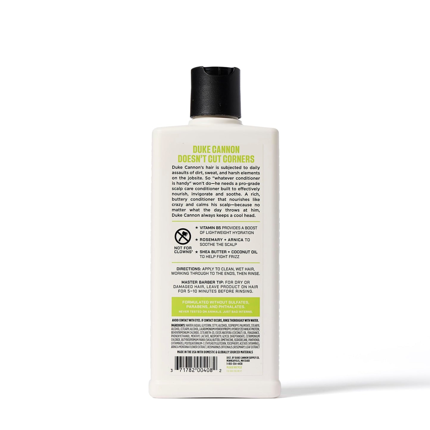 Duke Cannon Superior Grade Scalp Care Shampoo & Conditioner Bundle, 2-Pack, 14 oz Each – Deep Cleansing, Scalp Soothing, Sulfate-Free, Moisturizing Hair Care for Men