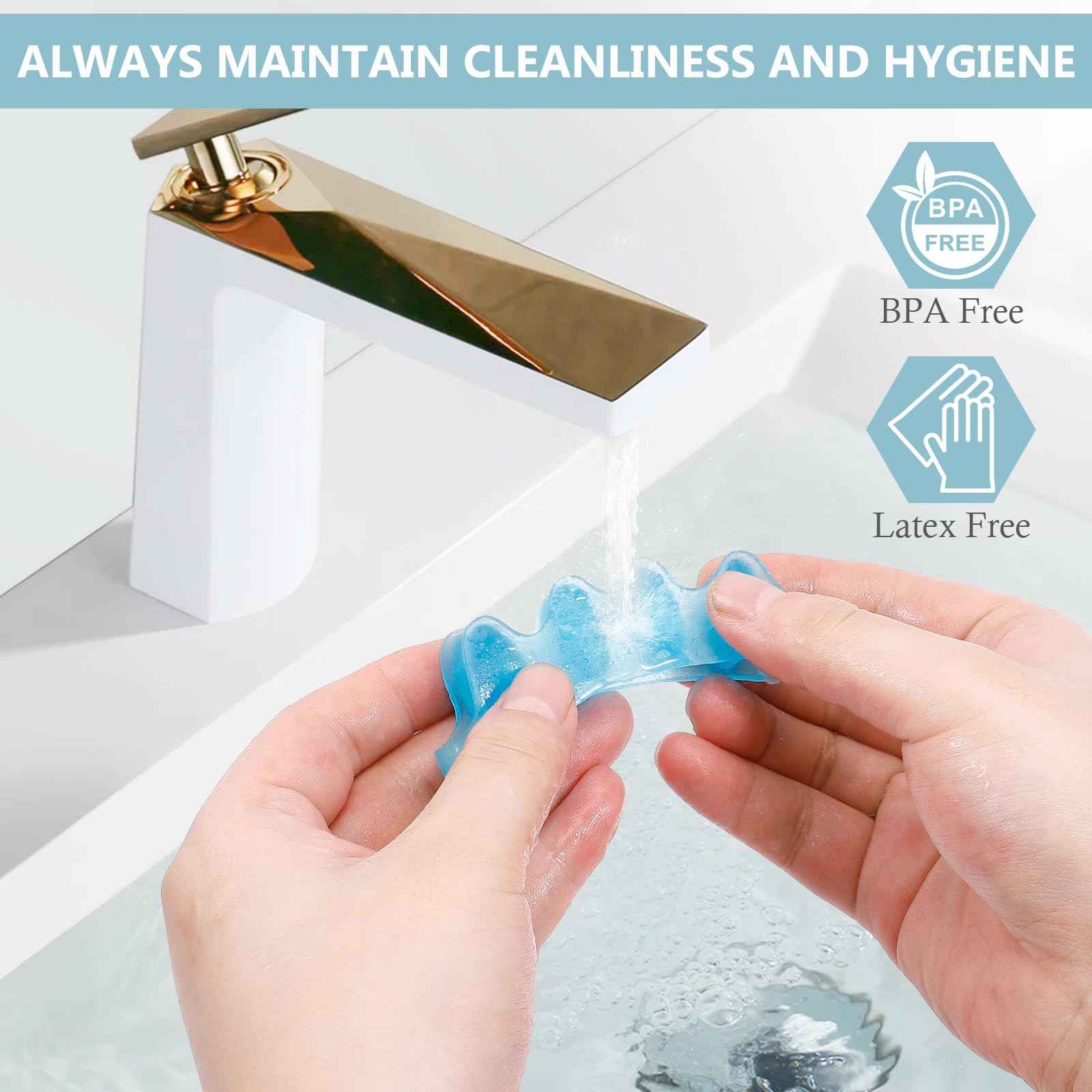 sundpik 2PCS Toe Separators for Women and Men, Gel Toe Spacers for Pedicure and Foot Alignment, Comfortable Foot Care for Bunions and Overlapping Toes