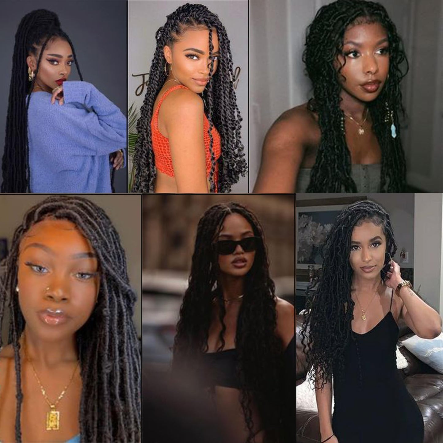 24 Inch Springy Afro Twist Hair 3 Packs 1B/30/27 Pre-Separated Marley Twist Braiding Hair Suitable for Damaged Kinky Afro Twist Hair chromatism Synthetic Wrapping Hair for Soft Locs Hair Extensions