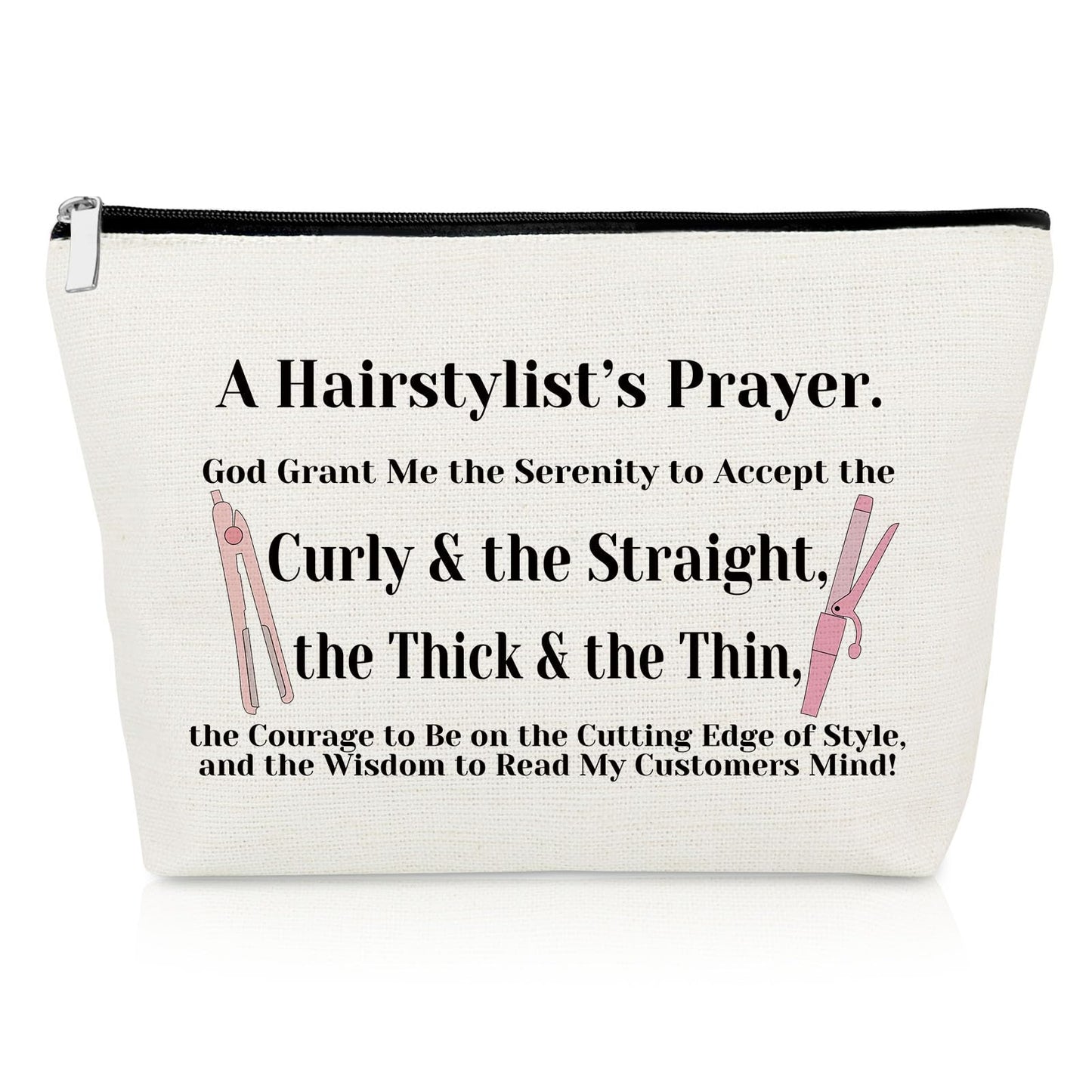 Hairdresser Gifts Hair Stylist Prayer Makeup Bag Hair Stylist Gifts Hairstylist Gift Ideas Christian Appreciation Gifts Salon Gifts Religious Birthday Gifts Cosmetic Bag Cosmetology Graduation Gift