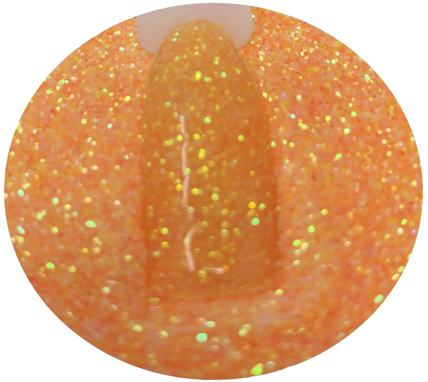 TP Dipping Powder 1 oz. Advanced polymer dip powder color (TP49 Orange Glitter)