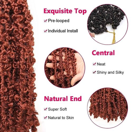 Beverlee Ombre Blonde Butterfly Locs Crochet Hair Short 6 Packs Crochet Bob Hair 12 Inch Messy Distressed Faux Locs Crochet Braids Pre-twisted Soft Locs Hair for Women #T27…