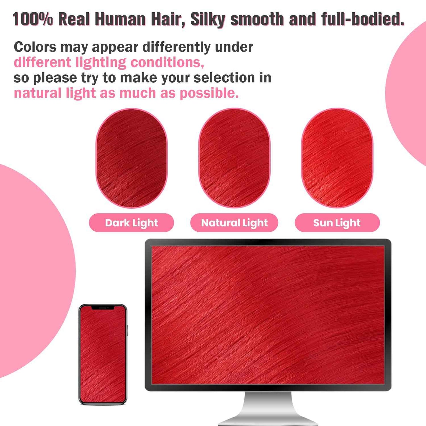 Red Tape in Hair Extensions Human Hair Remy Human Hair Extensions Silky Straight for Women 20 Pcs/Package 18 Inch 40G 100%