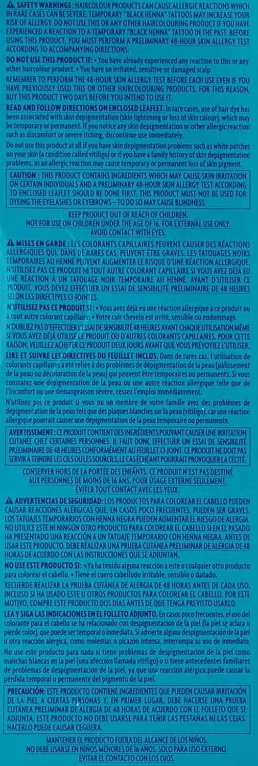 Just 5 Women's Hair Color, Black, J-30 (3 Pack)