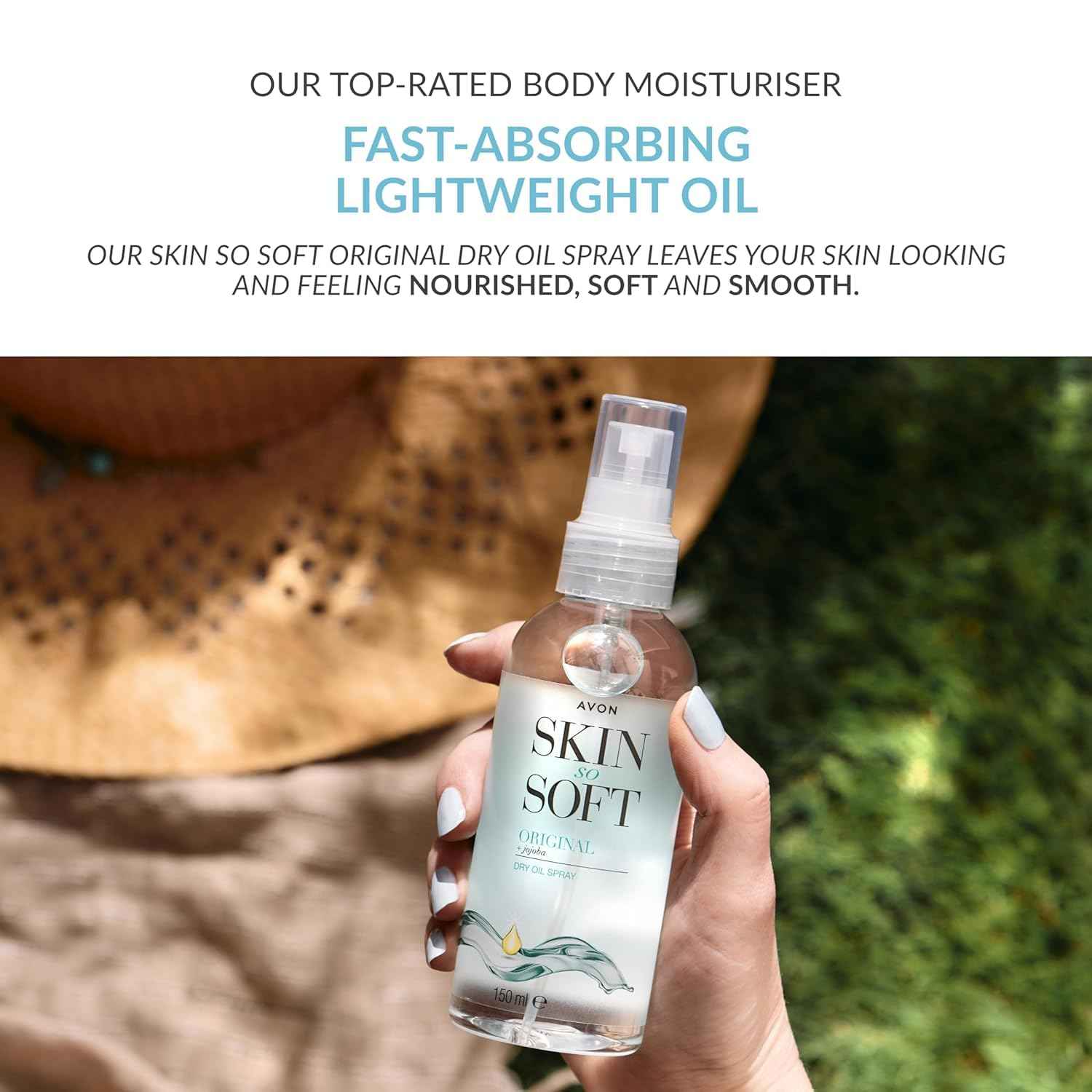 AVON SKIN SO SOFT Original Dry Oil Spray 5 Fl.oz (Two Pack)