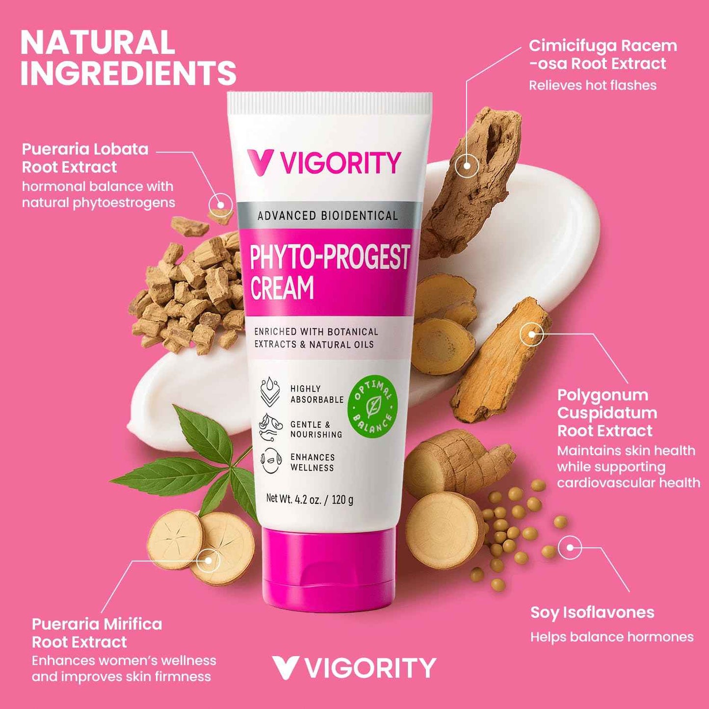 Vigority Phyto-Pro Cream for Women – Botanical Balance & Hydration Support – Gentle, Nourishing, and Fast-Absorbing Formula