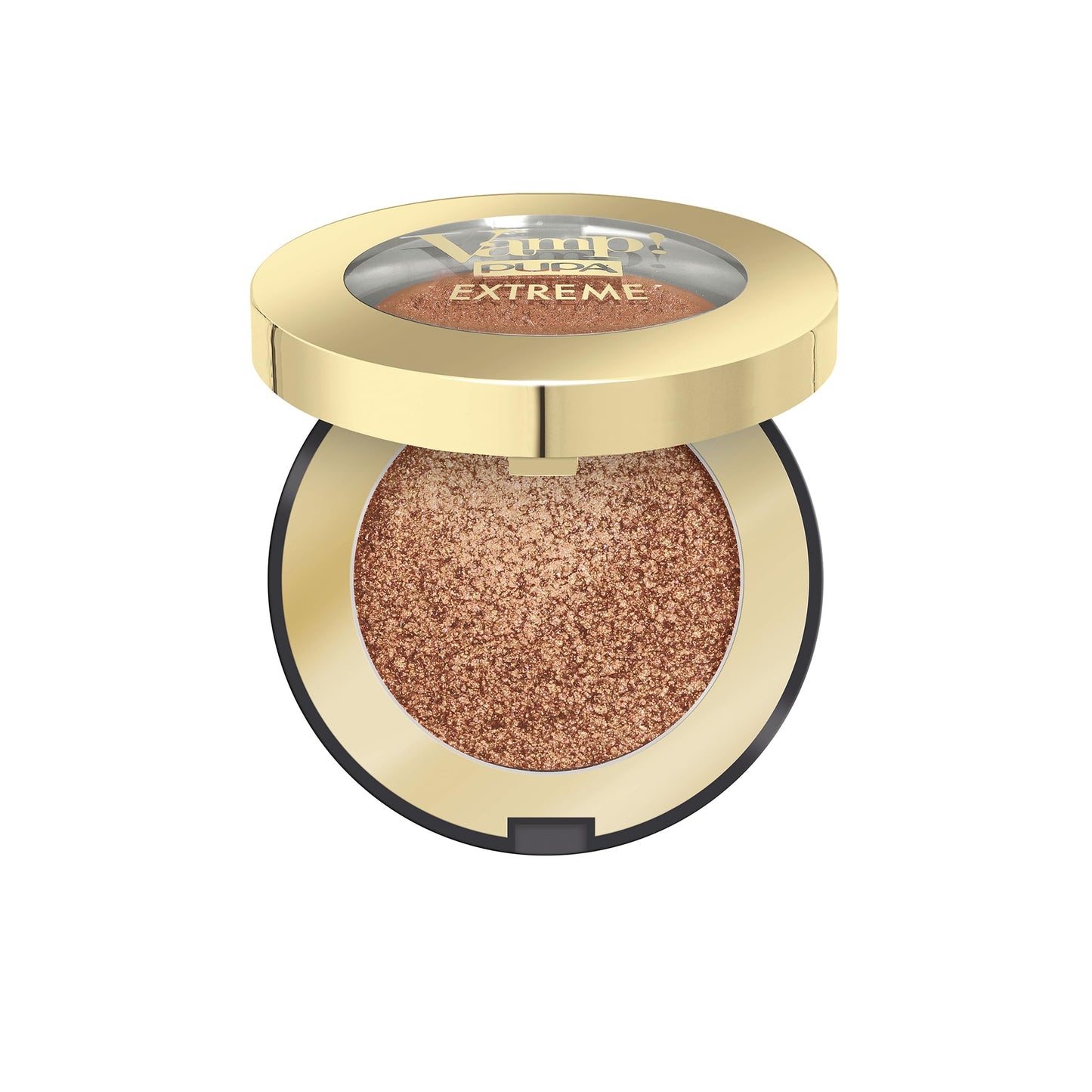 Pupa Milano Vamp! Extreme Eyeshadow 002 Extreme Copper - Creamy Powder Shadow With Intense, Metallic Finish - Create Stunning, Smokey, Shimmer Eye Looks - Blendable, High Pigment Formula - 0.088 oz