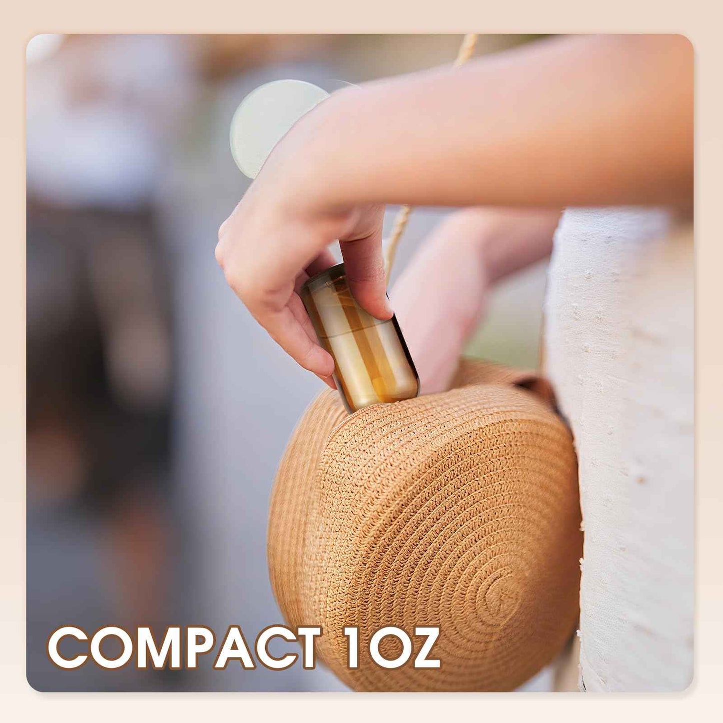 4-Pack 1oz/30ml Amber Glass Spray Bottles for Fine Mist | with 2 Extra Nozzles, Refillable Essential Oil, Toner, Hair Care & Cleaning Solutions Bottles Set | Leak-Proof, UV Protection