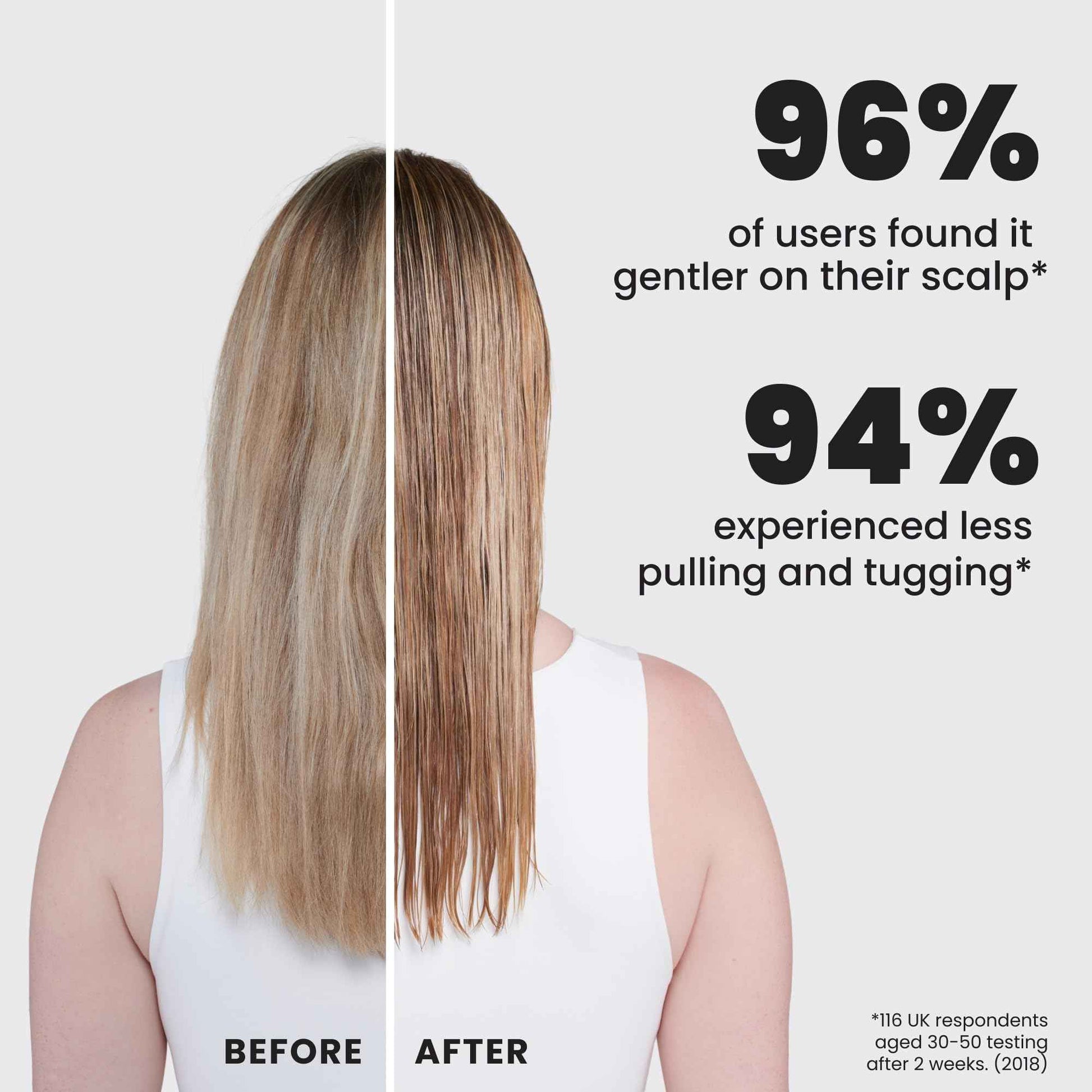 Tangle Teezer Fine & Fragile Ultimate Detangler Brush, Dry & Wet Hair Brush to Detangle & Reduce Breakage, Large, Seafoam Blue