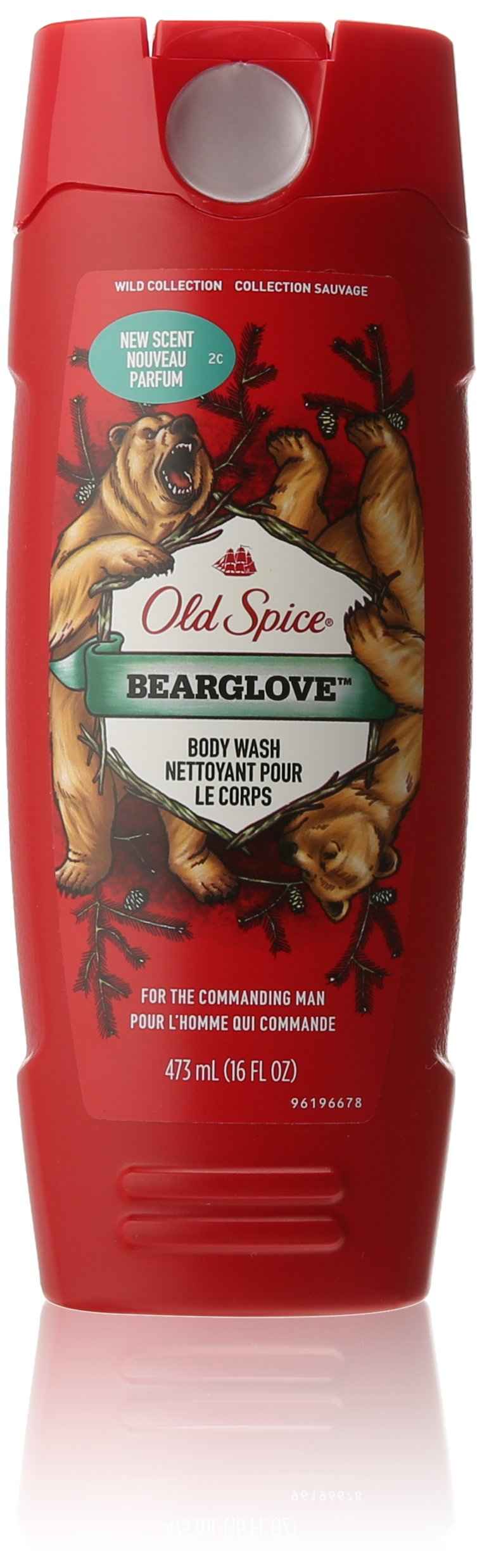 Old Spice Wild Collection Bodywash, Bearglove, 16 Fl Oz (Pack of 3)