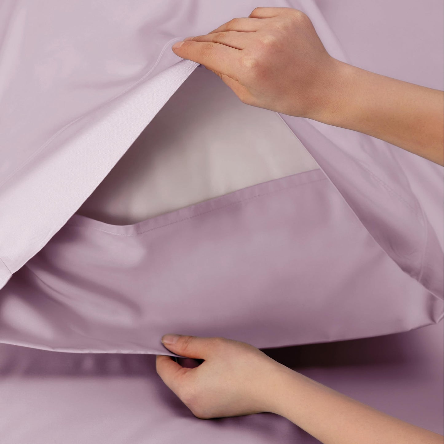 Bedsure Twin Sheets Set, Cooling Sheets Twin Size Bed Set, Rayon Derived from Bamboo, Twin Size Sheets, Breathable & Soft Bed Sheets, Hotel Luxury Silky Bedding Sheets & Pillowcases, Lavender