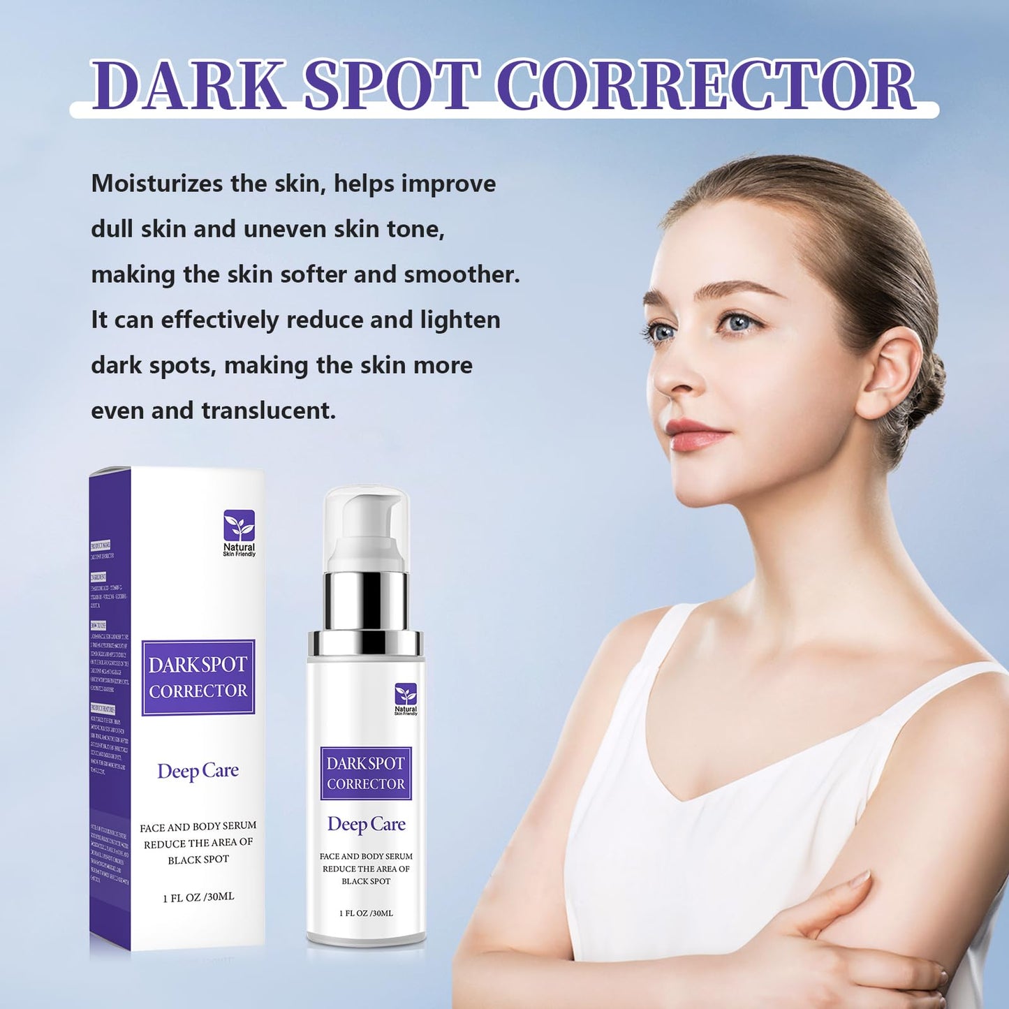 Generic 2PC Dark Spot Remover for Face and Body, Dark Spot Remover For Face, Dark Spot Corrector Glow Serum, Sun Spot and Age Spot Remover, Rapid Tone Repair Retinol