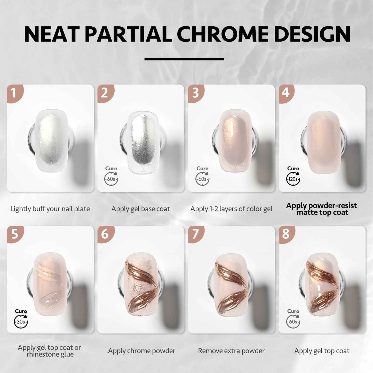 GAOY Glitter Cat Eye Gel Nail Polish Set with Matte Gel Top Coat