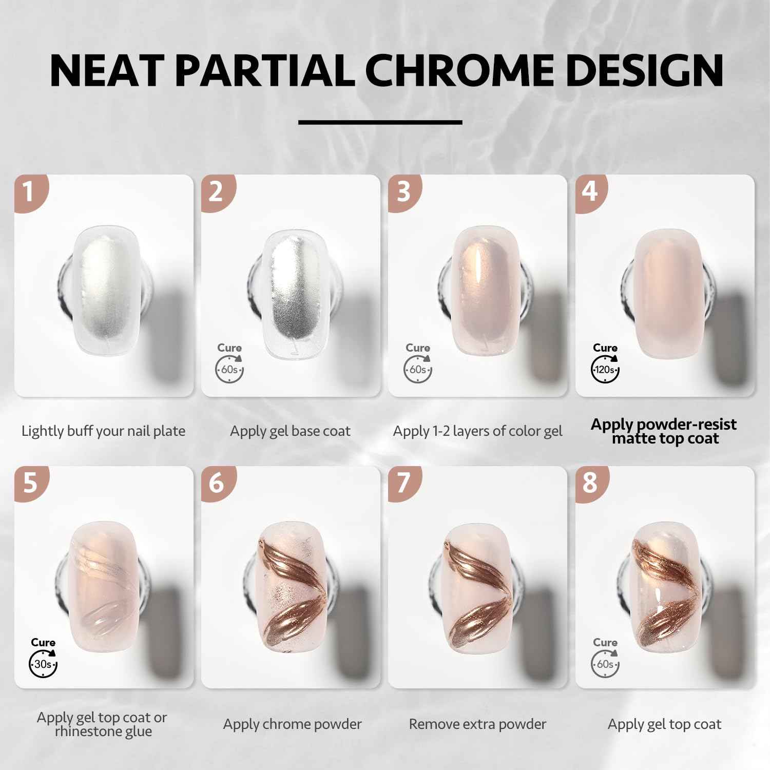 GAOY Glitter Cat Eye Gel Nail Polish Set with Matte Gel Top Coat