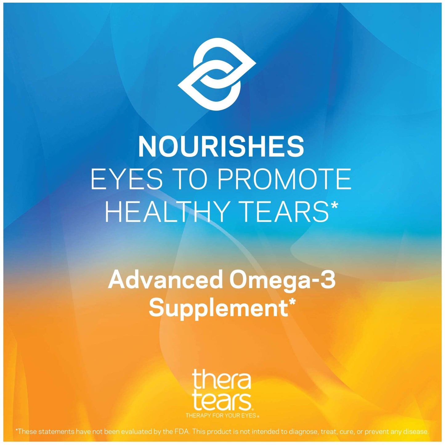 TheraTears 1200mg Omega 3 Supplement for Eye Nutrition, Organic Flaxseed Triglyceride Fish Oil & Dry Eye Therapy Lubricating Eye Drops for Dry Eyes, Preservative Free Eye Drops