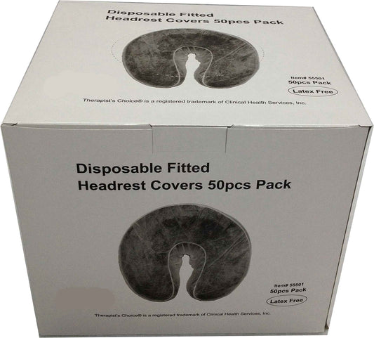 Therapist's Choice® Disposable Fitted Face Rest Covers (50 pcs per box) (White)
