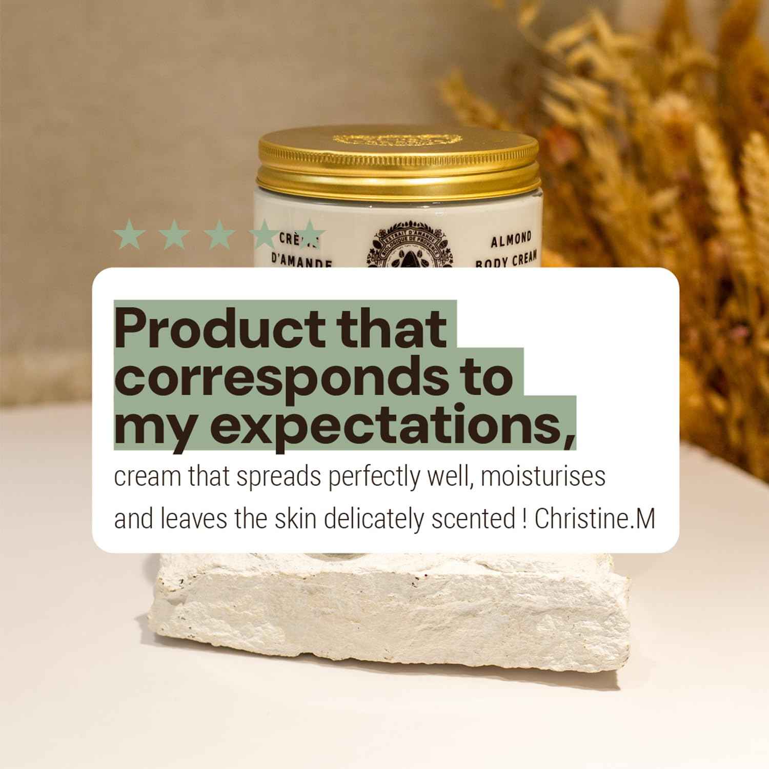 Panier des Sens - Sweet Almond Ultra Rich Body Cream for Women - Hydrating Body Moisturizer for Dry Skin - Body Butter with Shea Butter & Organic Almond - 99% Natural Ingredients Body Care - 8.45 Floz