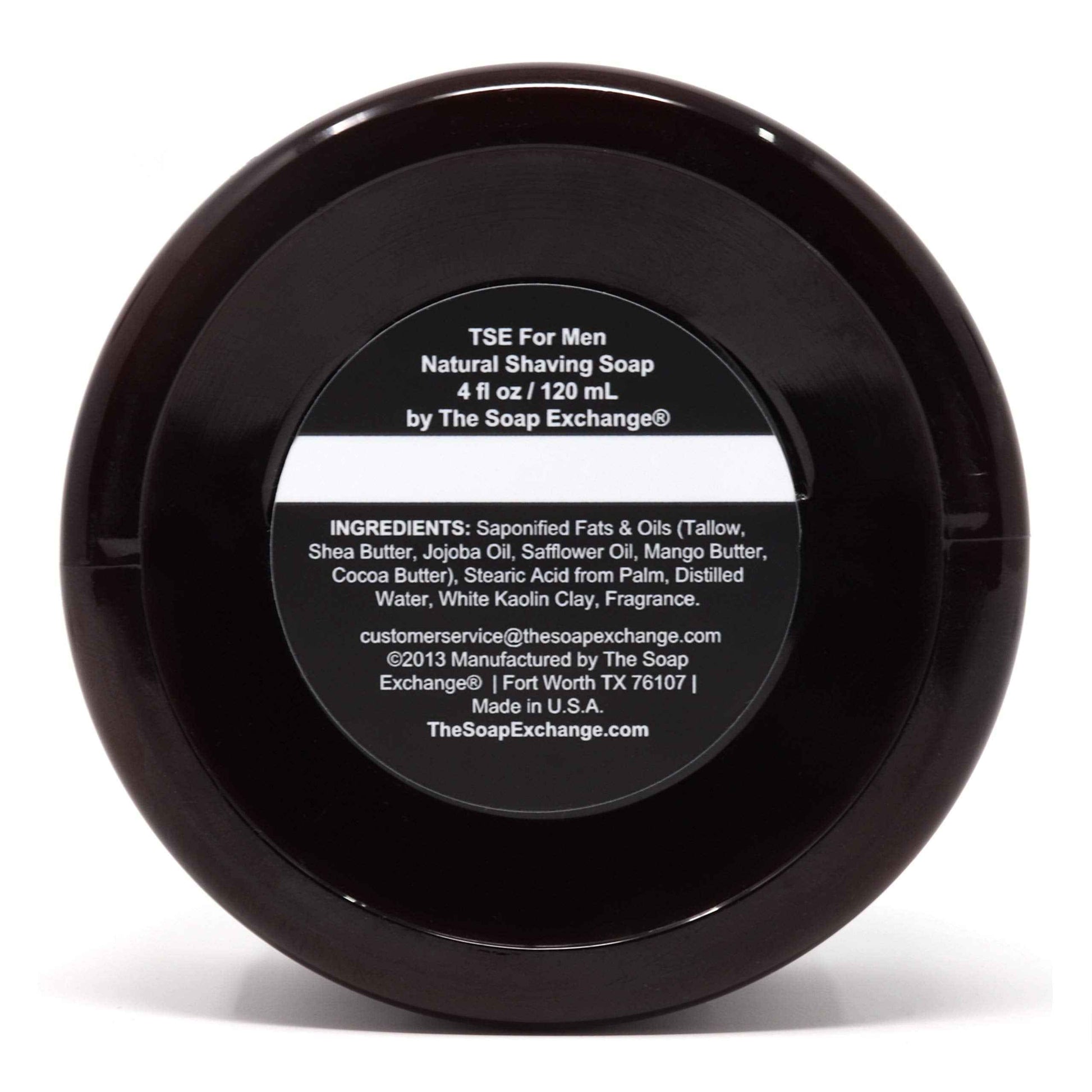 TSE for Men Urban Shaving Soap with Tallow and Shea Butter. Natural Ingredients for Rich Lather and a Smooth Comfortable Shave. Artisan 4.5 oz Semi-Soft Italian Style. Made in the USA.