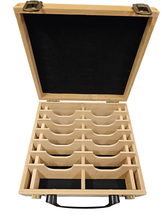 Diamondg Clipper Blade Box Holds14 Wide Size Clipper Blades Made of Renewable Bamboo (Wide Blades)