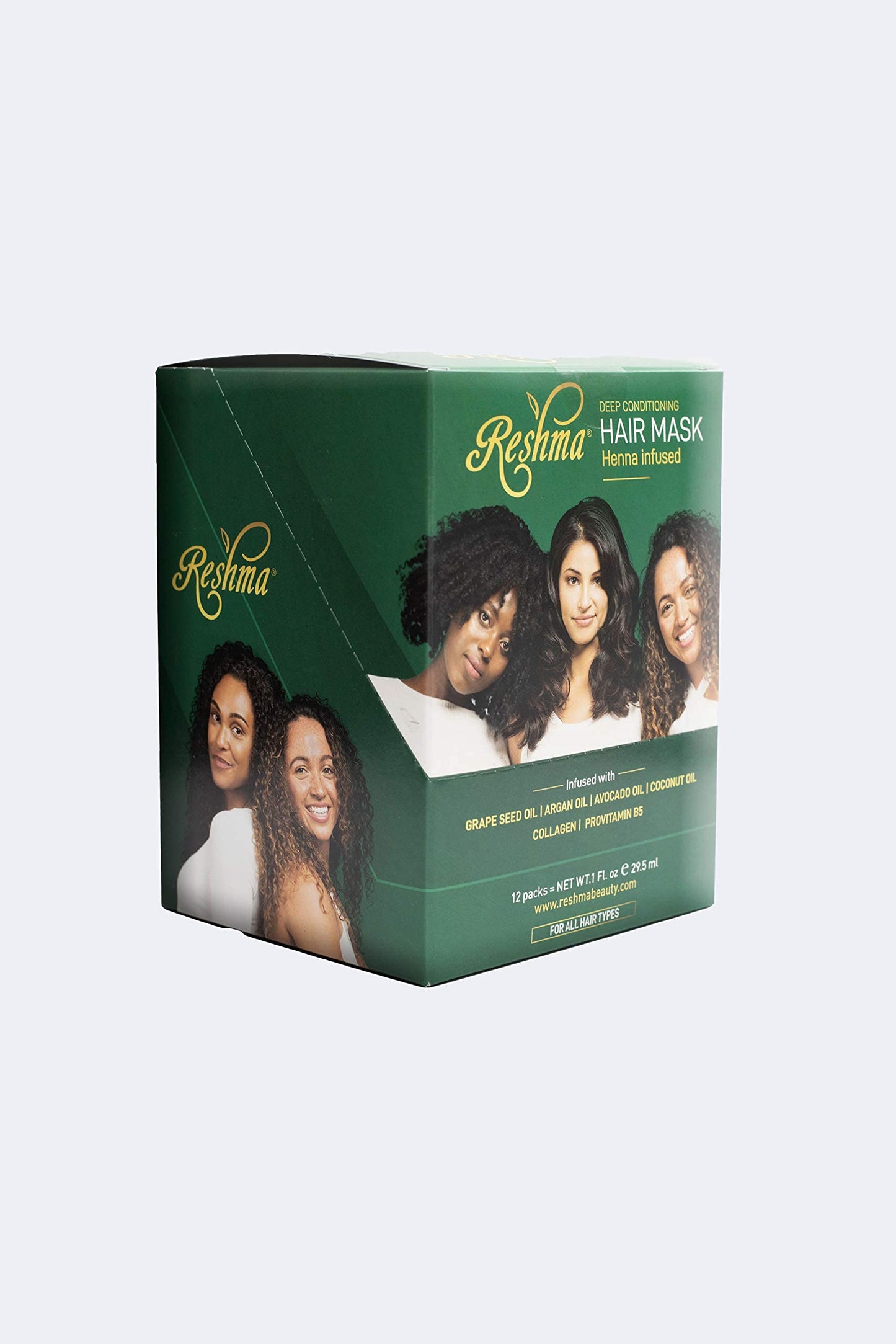 Reshma Beauty Deep Conditioning Hair Mask, 12 Count