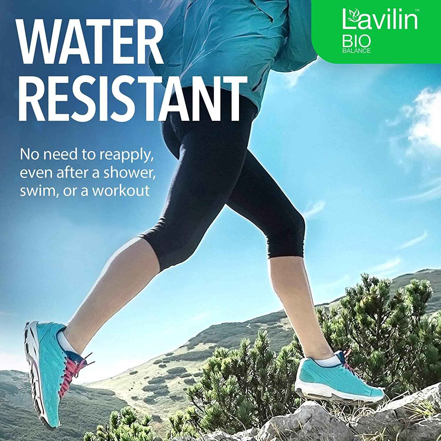 Lavilin Bio Balance Foot Deodorant Cream - Up to 7 DAYS Long-Lasting Foot Odor Control - Aluminum Free, Alcohol Free and Paraben Free (2 Pack)