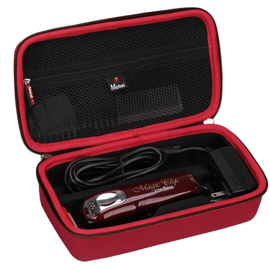 Mchoi Hair Clipper Case Fits for Wahl Professional 5-Star #8148 / #8504 / #8545 / #8509 / #8451 Cord/Cordless Magic Clip, Case Only