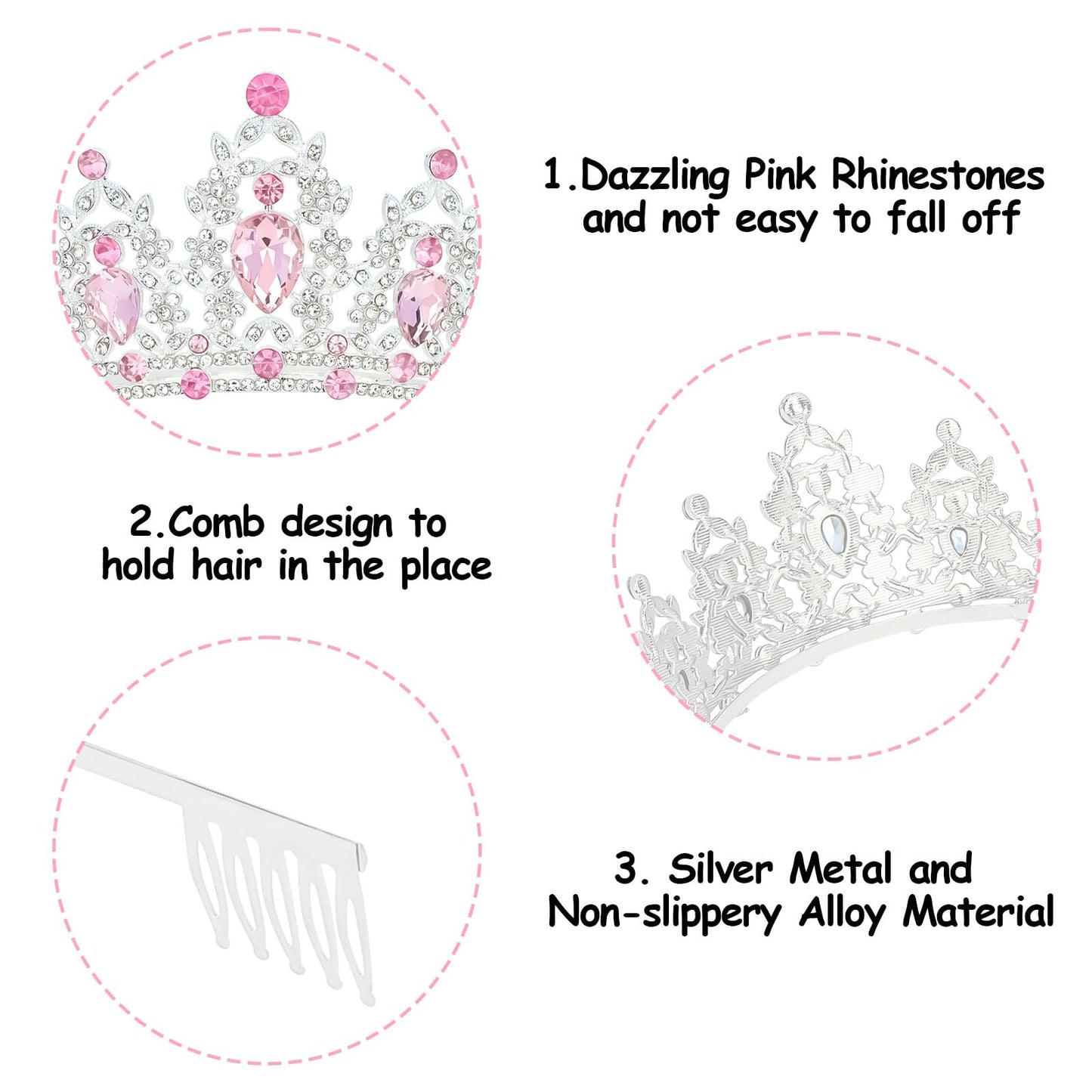 YARIEW Pink Sweet 16 Sash and Tiara, Sweet 16 Birthday Decorations for Girls, Birthday Crown and Sash, 16th Birthday Gifts for Girls, Sweet Sixteen Gifts for Girls…