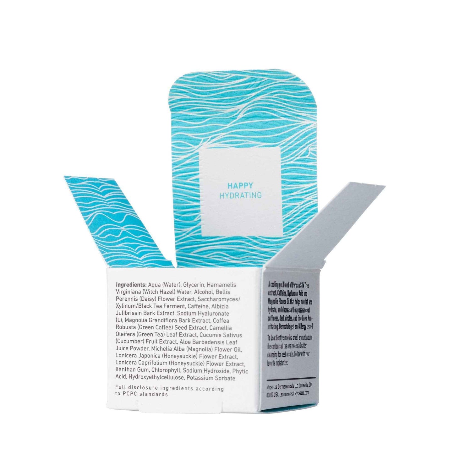 MyChelle Dermaceuticals Ultra Hyaluronic Eye Gel (0.45 Fl Oz) - Rich Hydration for Dry Skin with Vegan Hyaluronic Acid, Help Plump Skin and Help Reduce Appearance of Fine Lines and Wrinkles