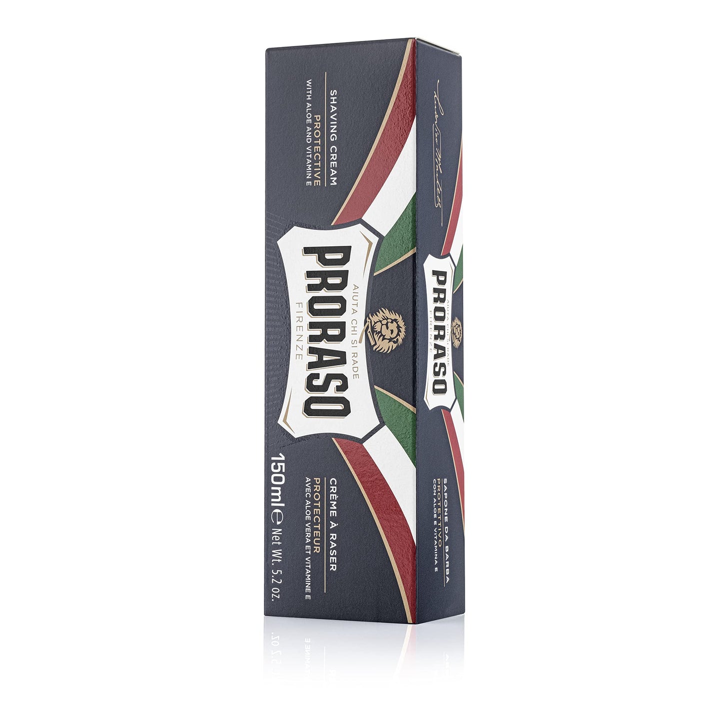 Proraso Shaving Cream, Protective and Moisturizing with Aloe Vera and Vitamin E, 5.2 Ounce (Pack of 1)